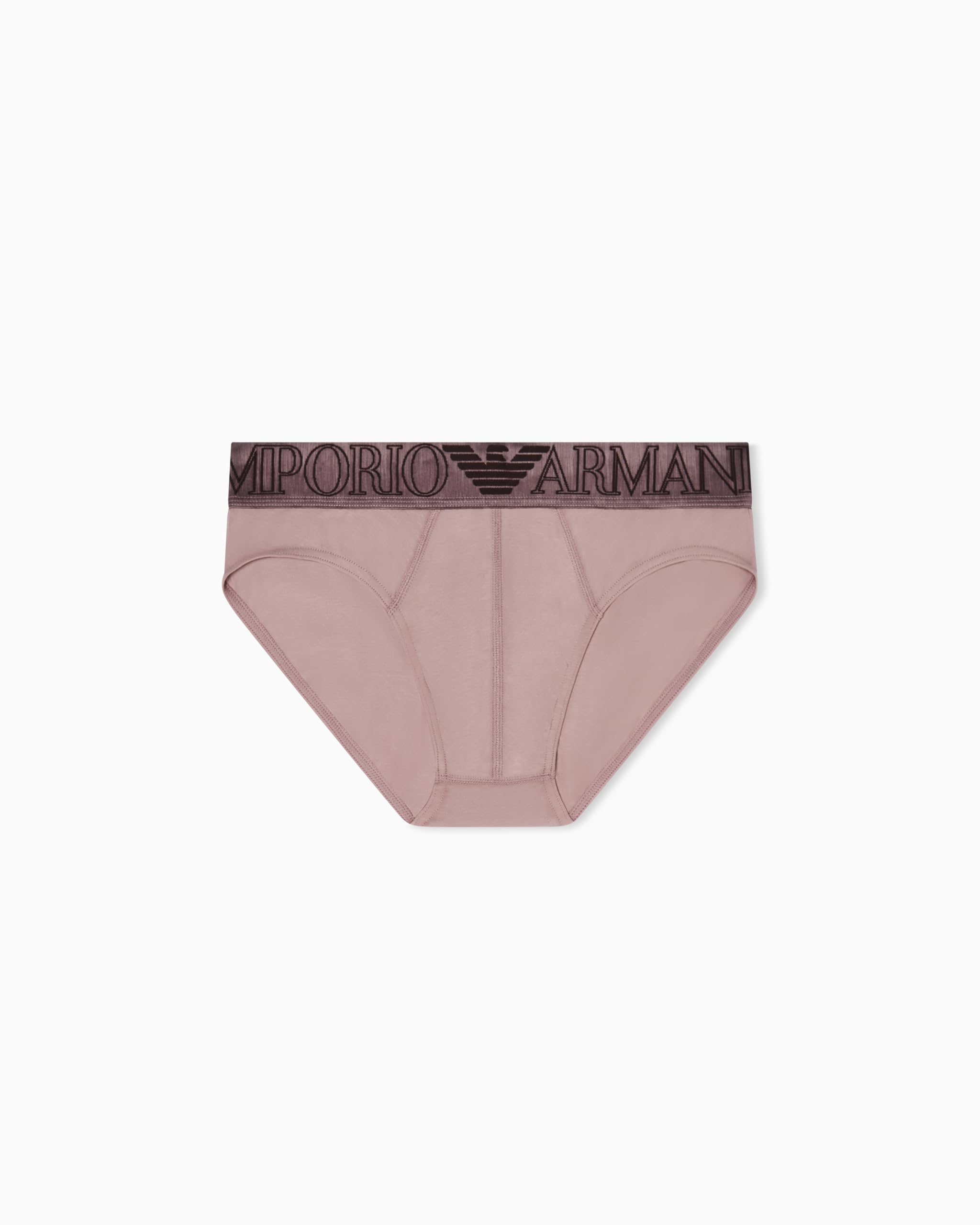 Emporio Armani Men's MEGALOGO Brief Pink L