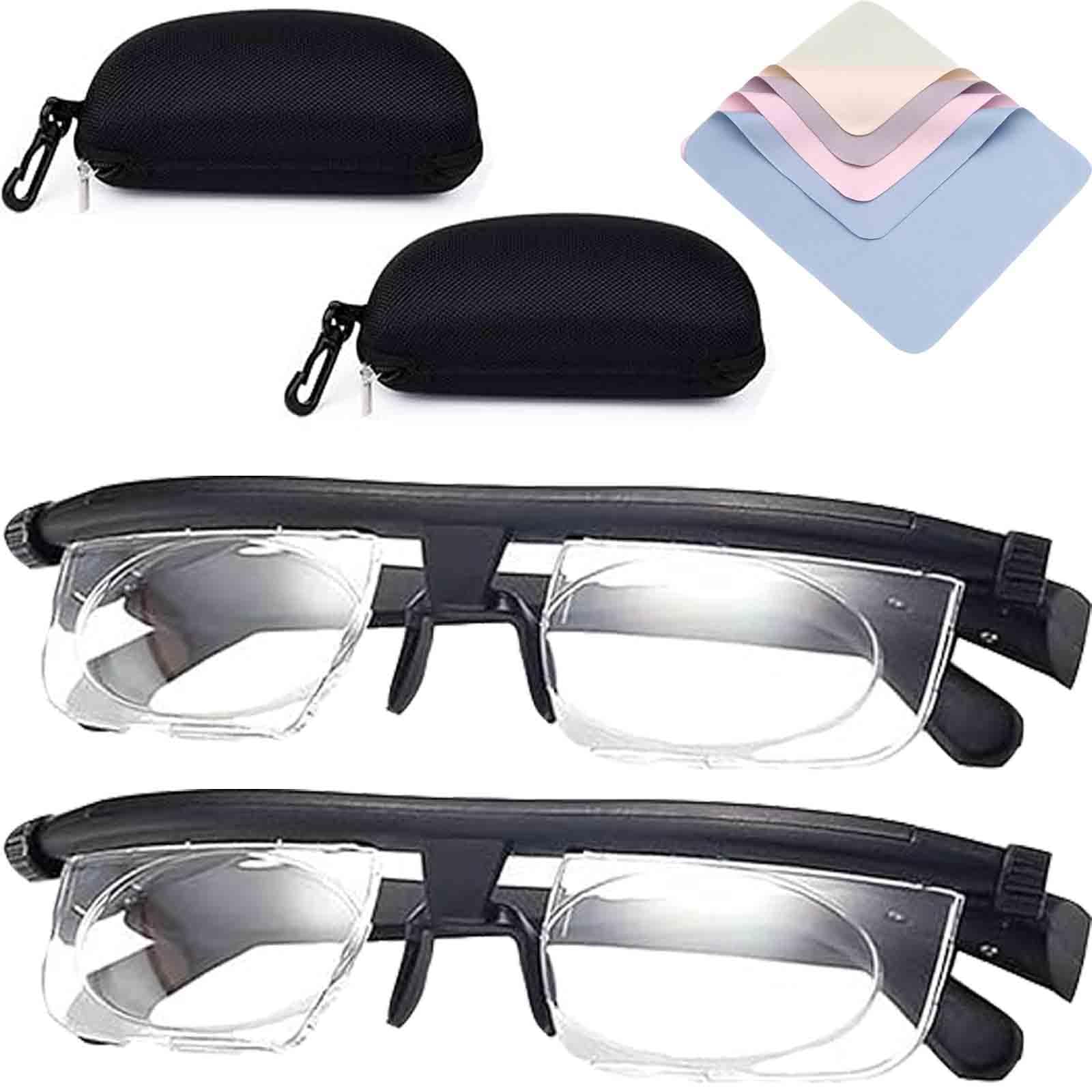 Primafocus Adjustable Glasses, Prima Focus Adjustable Glasses Dial Vision, Adjustable Distance and Near Focus Glasses