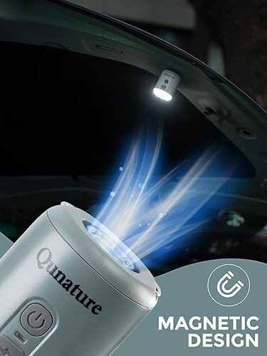 Miniatura 5 de Bomba de aire portátil con linterna de campamento, mini bomba de colchón de aire para inflables, bomba pequeña recargable para colchonetas de