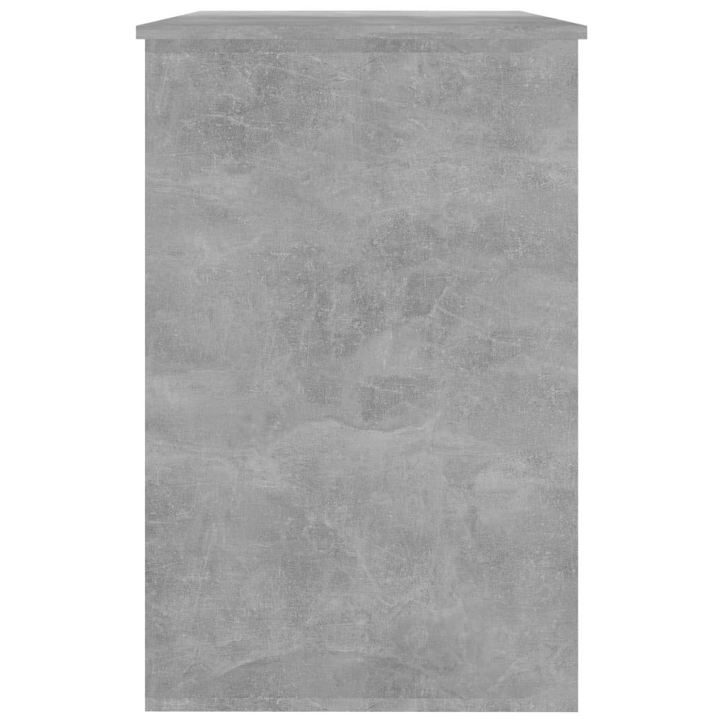 Biurko z szafą, 100 x 50 x 76 cm, materiał drewnopochodny, nowoczesne biurko do biura i studia, dużo miejsca do przechowywania książek i segregatorów, łatwe w utrzymaniu czystości, wilgotną