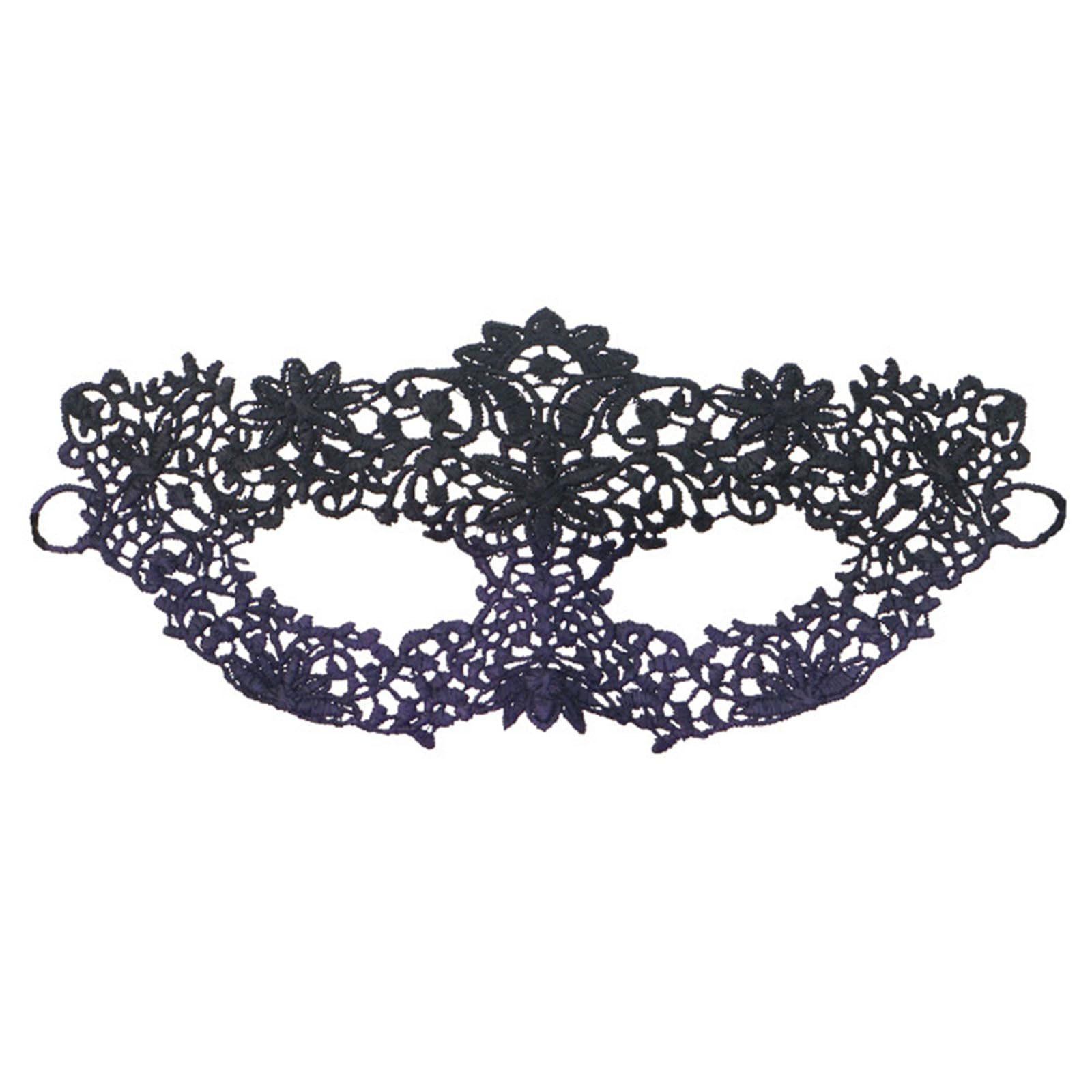 Kalttoy Lace Eye Masquerades, Venetians Lace Eye Halloween Carnivals Party Supply Blindfold