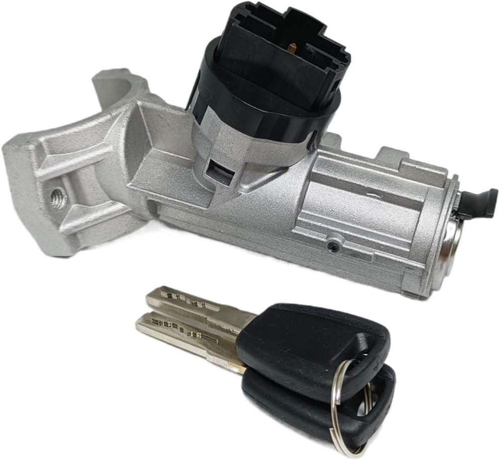 Ignition Lock Switch 5 pins with 2 Keys Compatible with Fiat Ducato Compatible with Peugeot Boxer Compatible with Citroen Jumper 1348421080 1608501280 4162.HN 4162.SJ