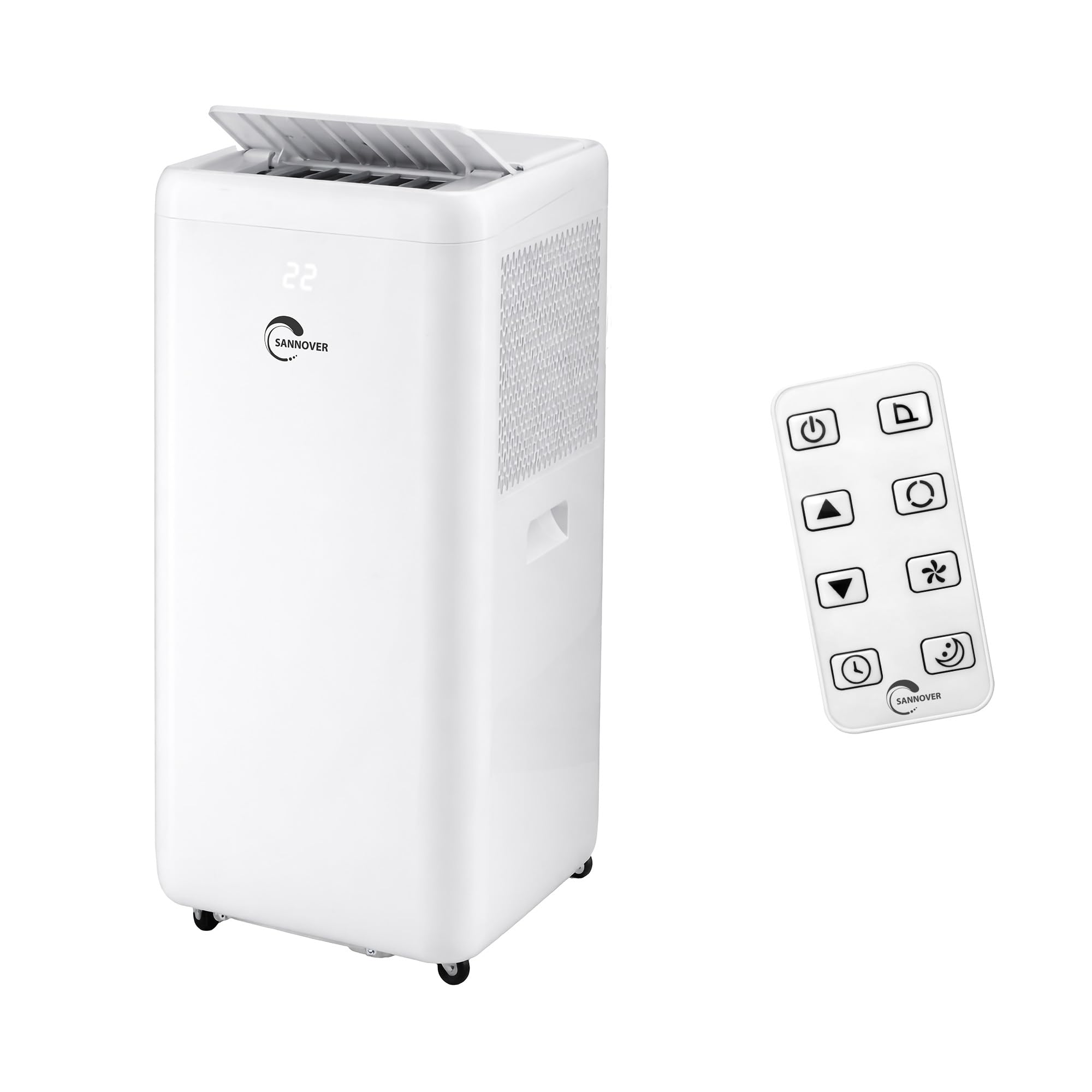 Climatiseur Mobile Réversible (Chaud/​Froid) 3,​5 kW / 12000 BTU Fresho Sannover