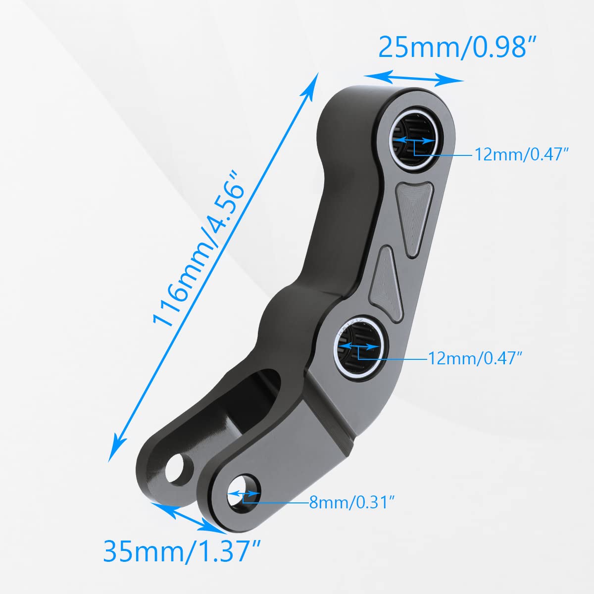 JESTOP 3/4" Lifting Rear Progressive Suspension Link for Sur Ron Segway