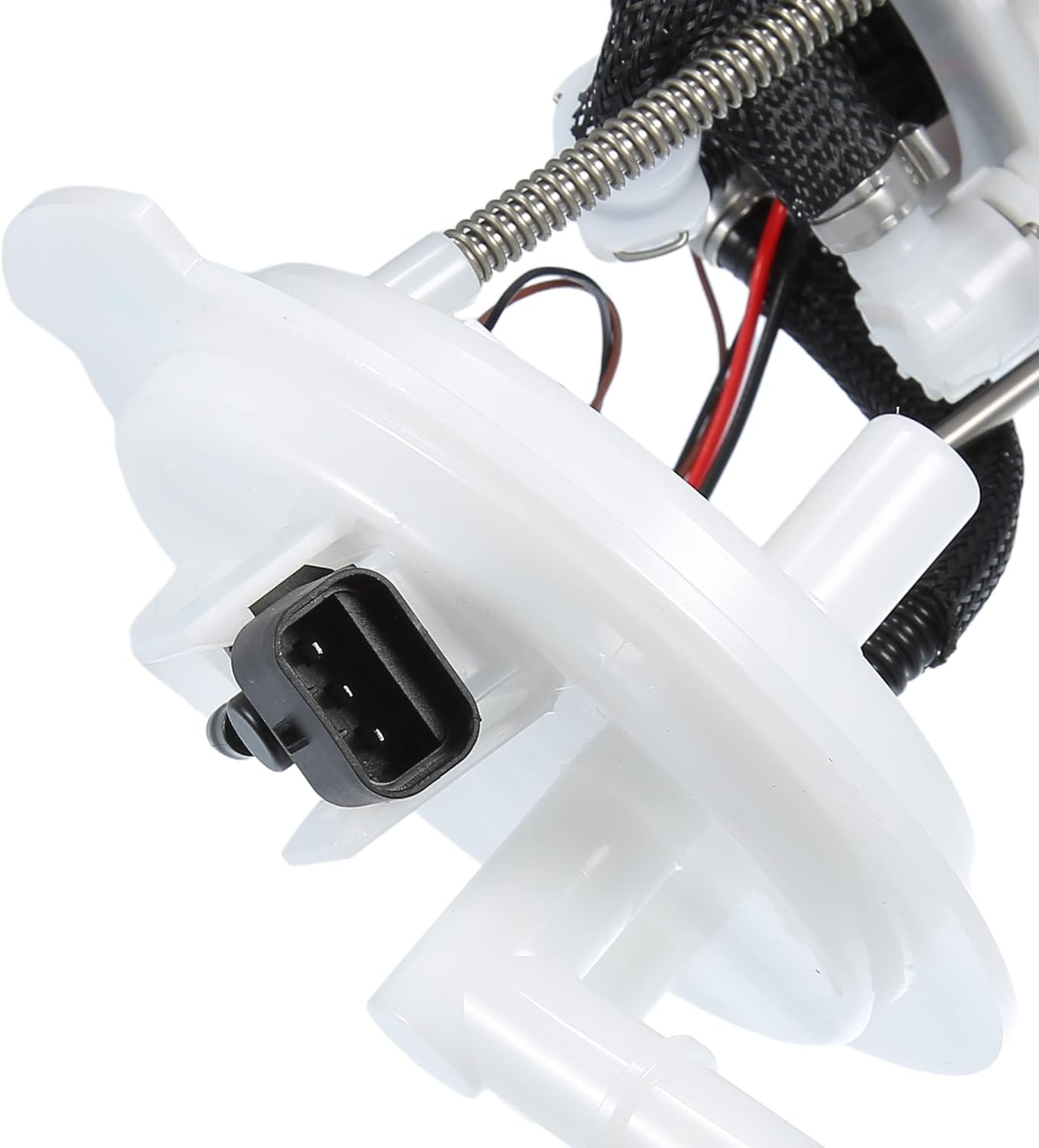 ACROPIX Electric Fuel Pump Replacement Module Assembly Fit for Hyundai Sonata 2.4L 2011-2014 No.311103Q600 - Pack of 2 White Silver Tone Black