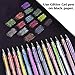 UnityStar Gel Pens Set, 180 Assorted Unique Colors (No Duplicate) Adult Coloring Gel Pens with Metallic Neon Glitter Magic Colors & Gift Box for Painting Drawing Writing