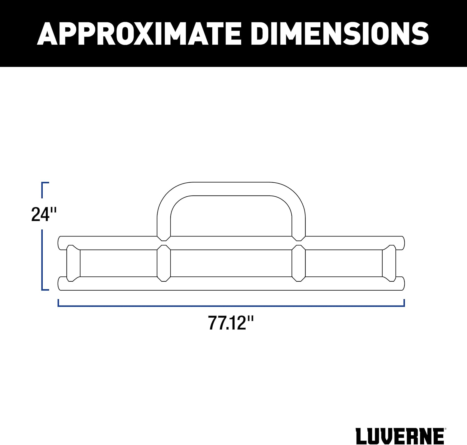 FTNF Luverne 205530-205910 Tuff Guard Black Stainless Commercial Cargo Van Bumper Guard, Select Ram ProMaster 1500, 2500, 3500