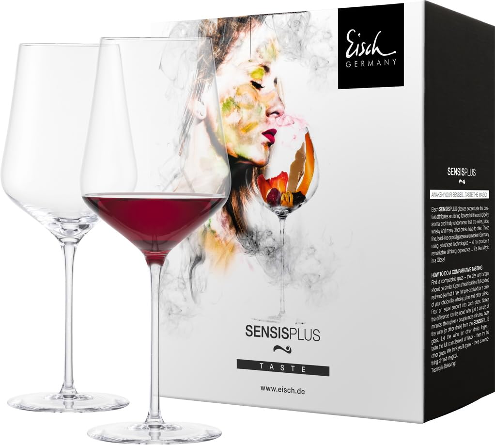 Amazon.com | Eisch Sky Bordeaux Sensis Plus Lead-Free Crystal Wine