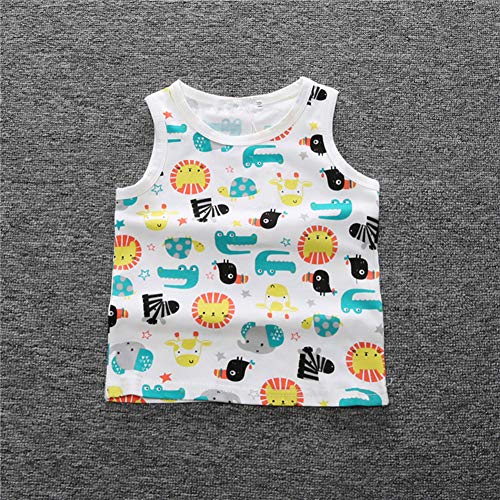 BIGBUY Summer Baby Fruit Printed Cotton Tank Tops Tee Shirts for 0-4 Years Old(DW,80)