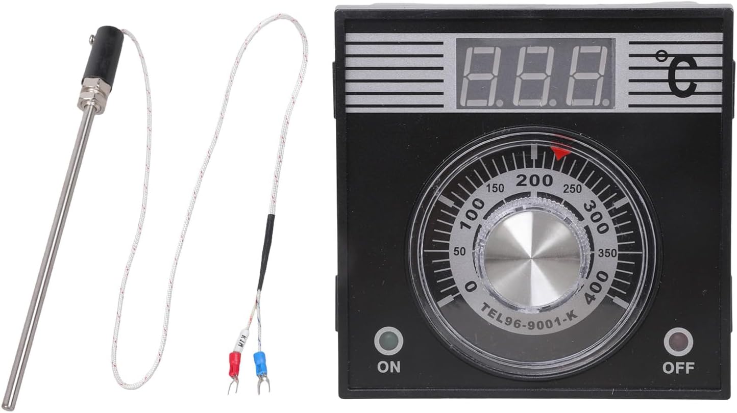 Digital Thermostat Temperature Probe Texture for Microwave Systems Precise Regulation and Compact Design