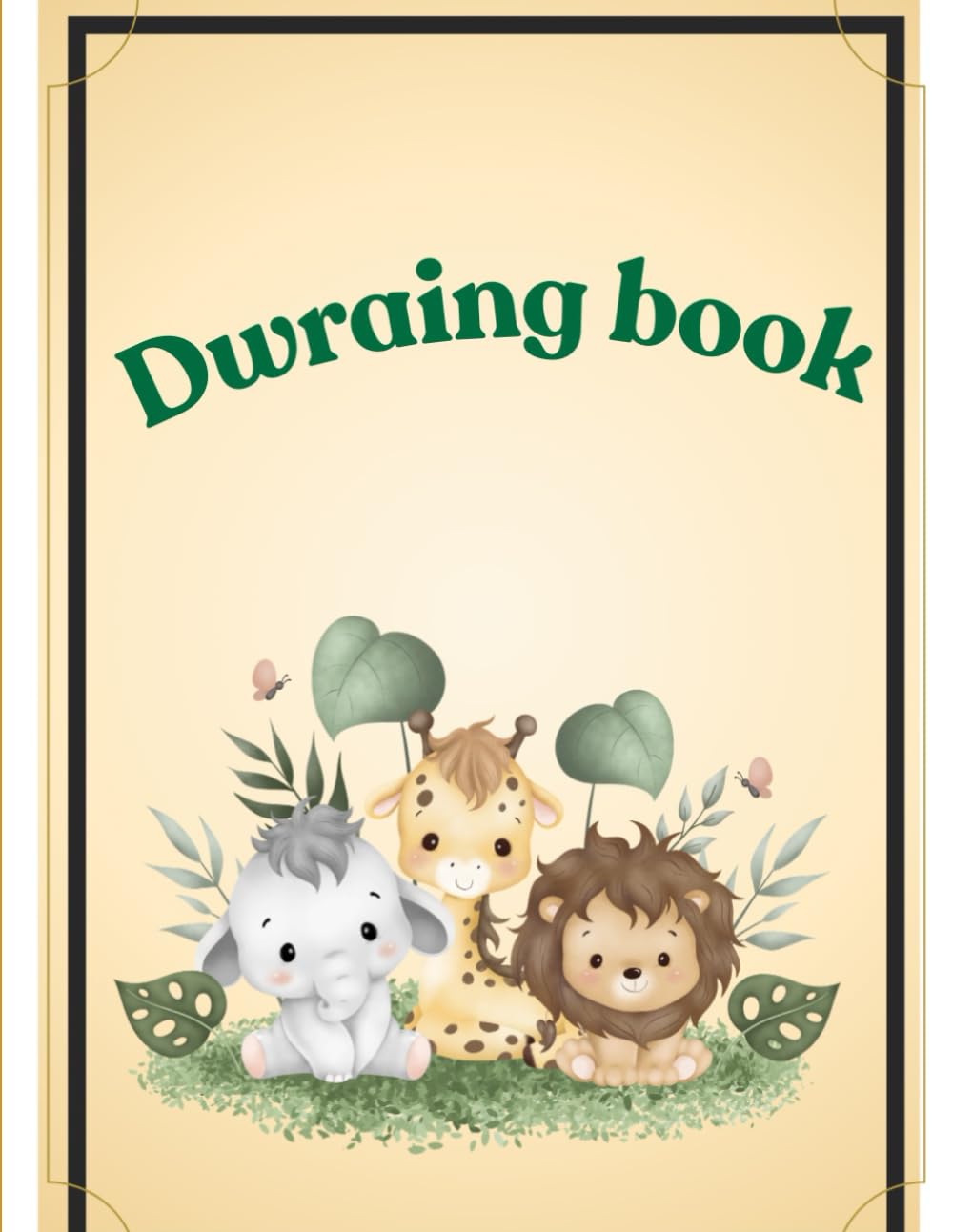 Drawing book: Jungle safari