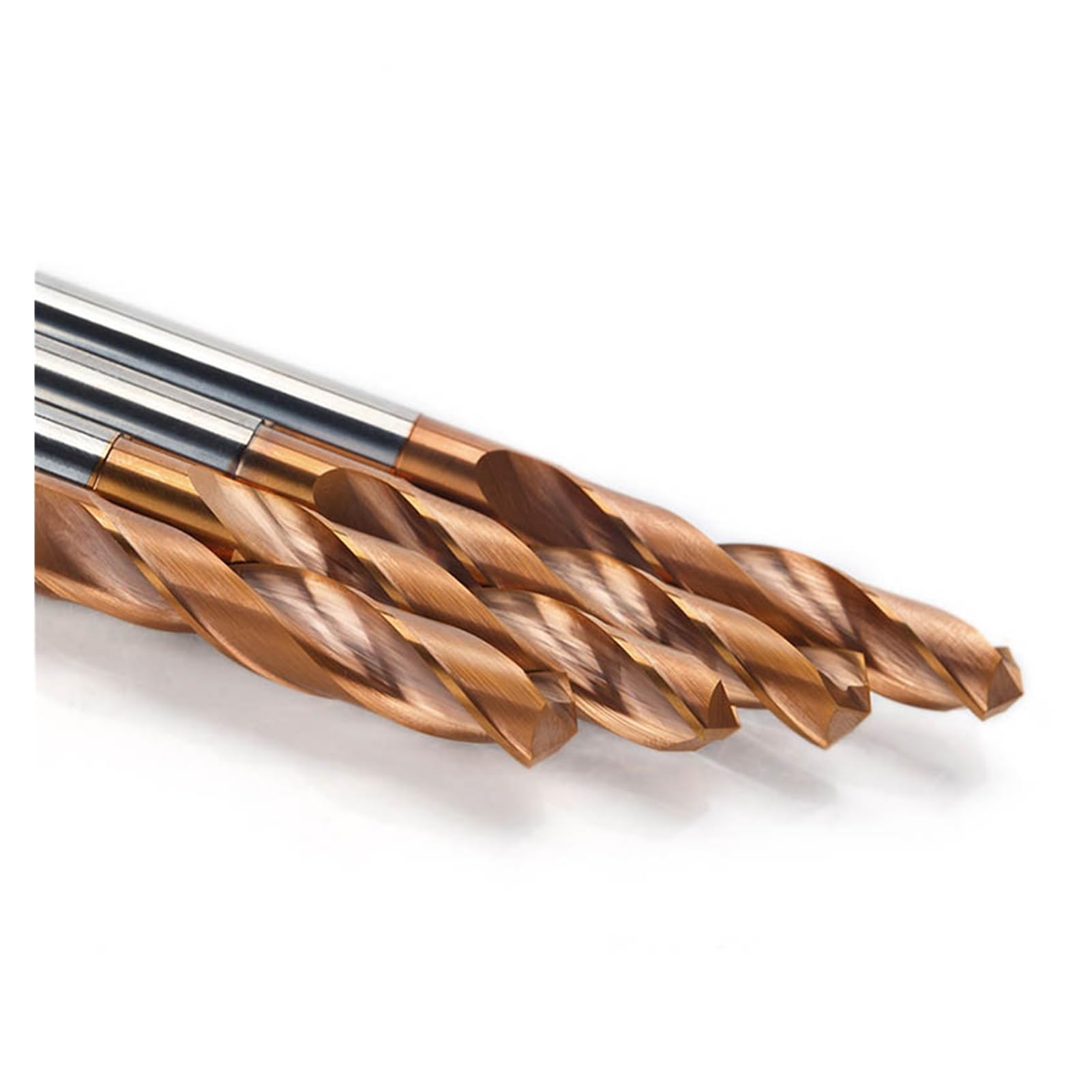 Wiertło spiralne 1.0-9.0mm pełnowęglikowe wiertła rdzeniowe do narzędzi do wiercenia w twardym metalu 3D cała stal wolframowa Matkap (Size : 4.7mm, Color : 5PCS)