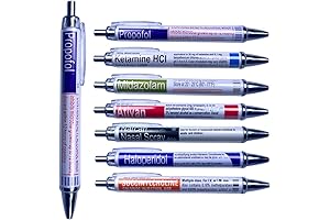 YJ PREMIUMS 7 PC Nurse Pens for Nurses | Medical Lab Week 2023 Gifts