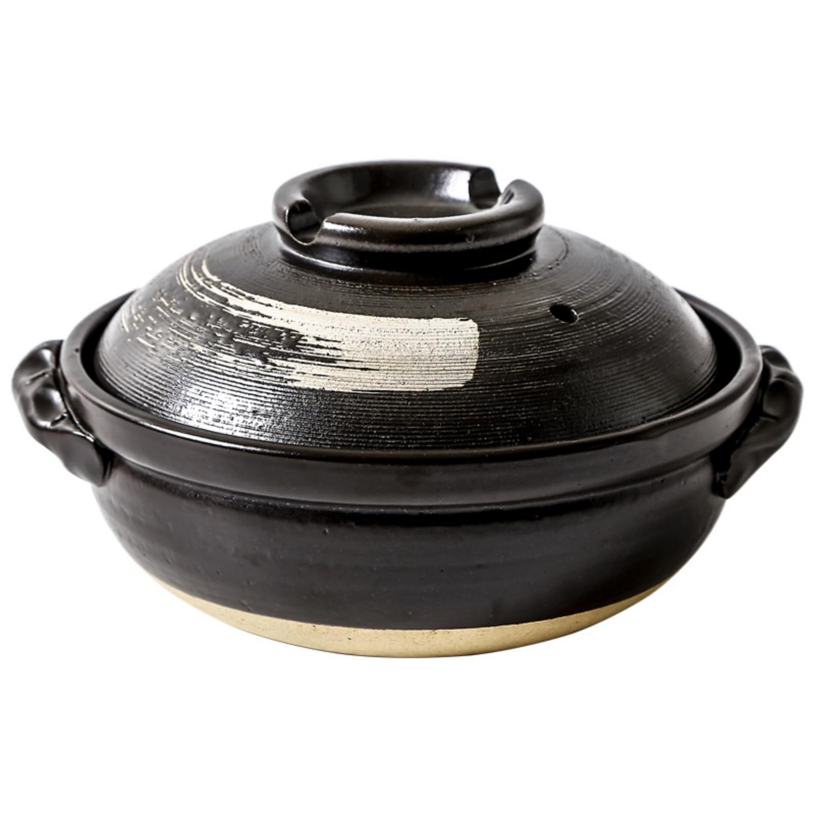 MYUYEE Soup Pot Ceramic Hot Pot Casserole, Round Clay Pot With Lid, Heat Resistant Round Earthenware, Rice Cooker For Stew Soup,2800Ml (One Color-1700Ml)