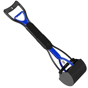 UPSKY Pet Pooper Scooper for Dogs and Cats with Long Handle, Durable Spring and Premium Materials??�Easy to Use for Grass, Dirt, Gravel Pick Up