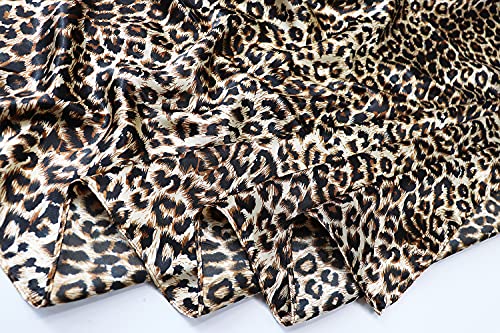 Image of Women's 35 inch Satin Square Silk Like Hair Scarves and Wraps Headscarf for Sleeping | Silk Feel Neckerchief, Hair Scarf, Fashion Bandana, Headscarf, Headband, Hair Wrap Sleeping, Daily Fashion Styling