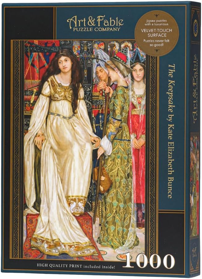 Art & Fable, The Keepsake by Kate Elizabeth Bunce, 1000 Piece Fine Artwork Premium Adult Jigsaw Puzzle - Perfect for Game Nights, Gifting, and Family Fun