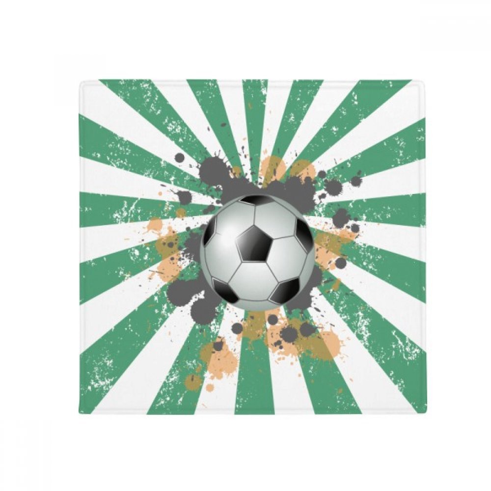 Tapis sport football radial 80cm, idée cadeau originale pour chambre d'enfant