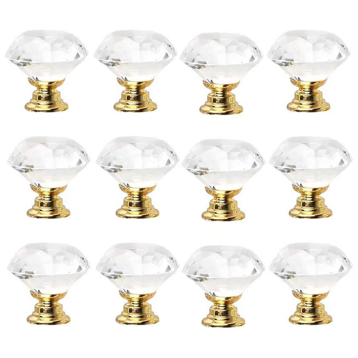 Poignées décoratives en cristal pour harmoniser votre commode et garde-robe