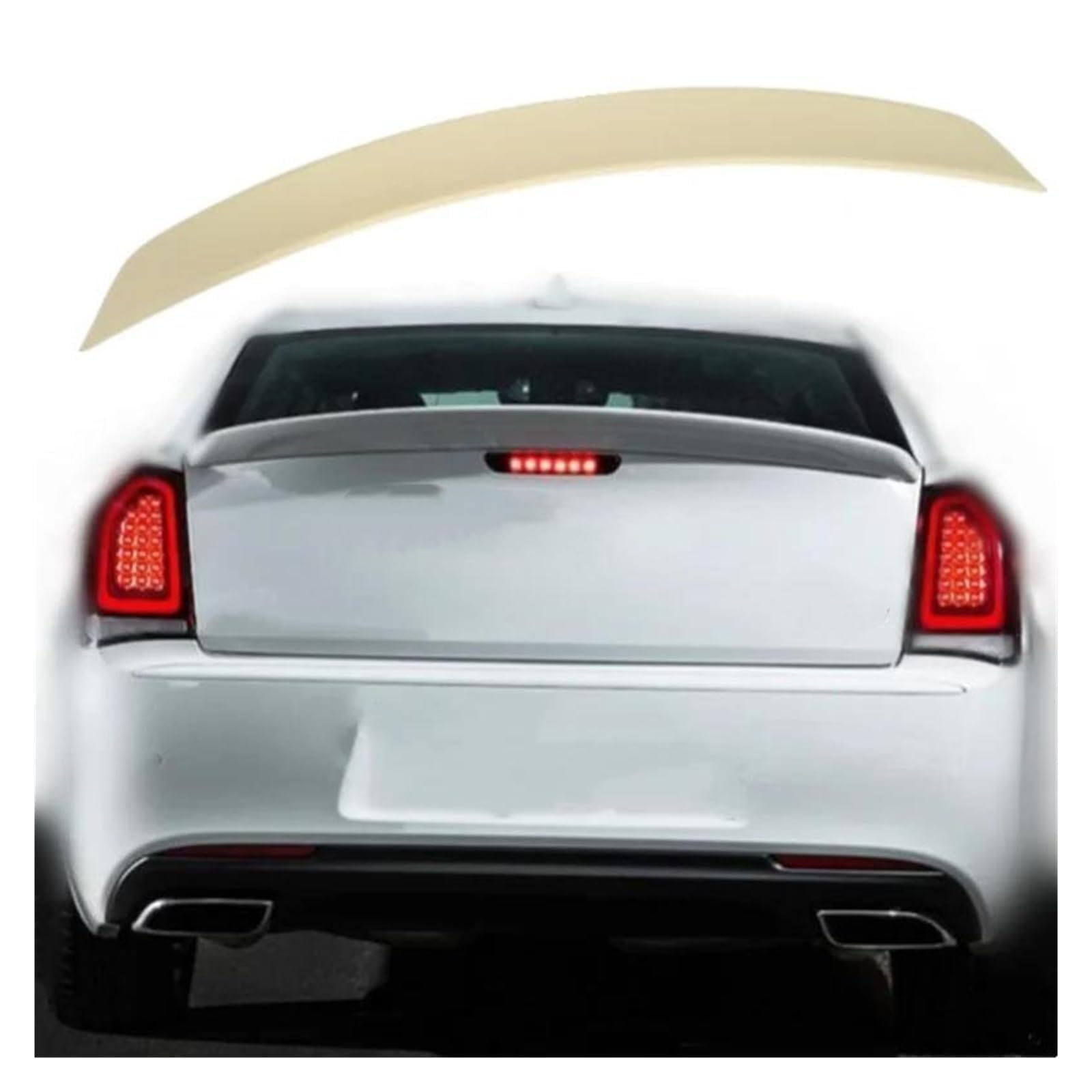 Voiture aileron arrière Chrysler 300c pour corriger le style arrière sans percer le coffre
