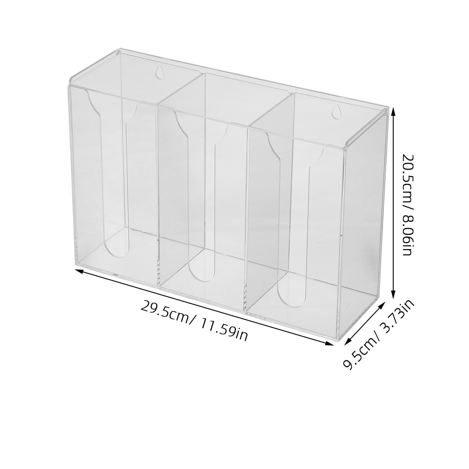Dispenser per mascherine: Porta guanti portatile da parete - Organizzatore riutilizzabile per mascherine, guanti monouso, tovaglioli, retine per capelli e copriscarpe.