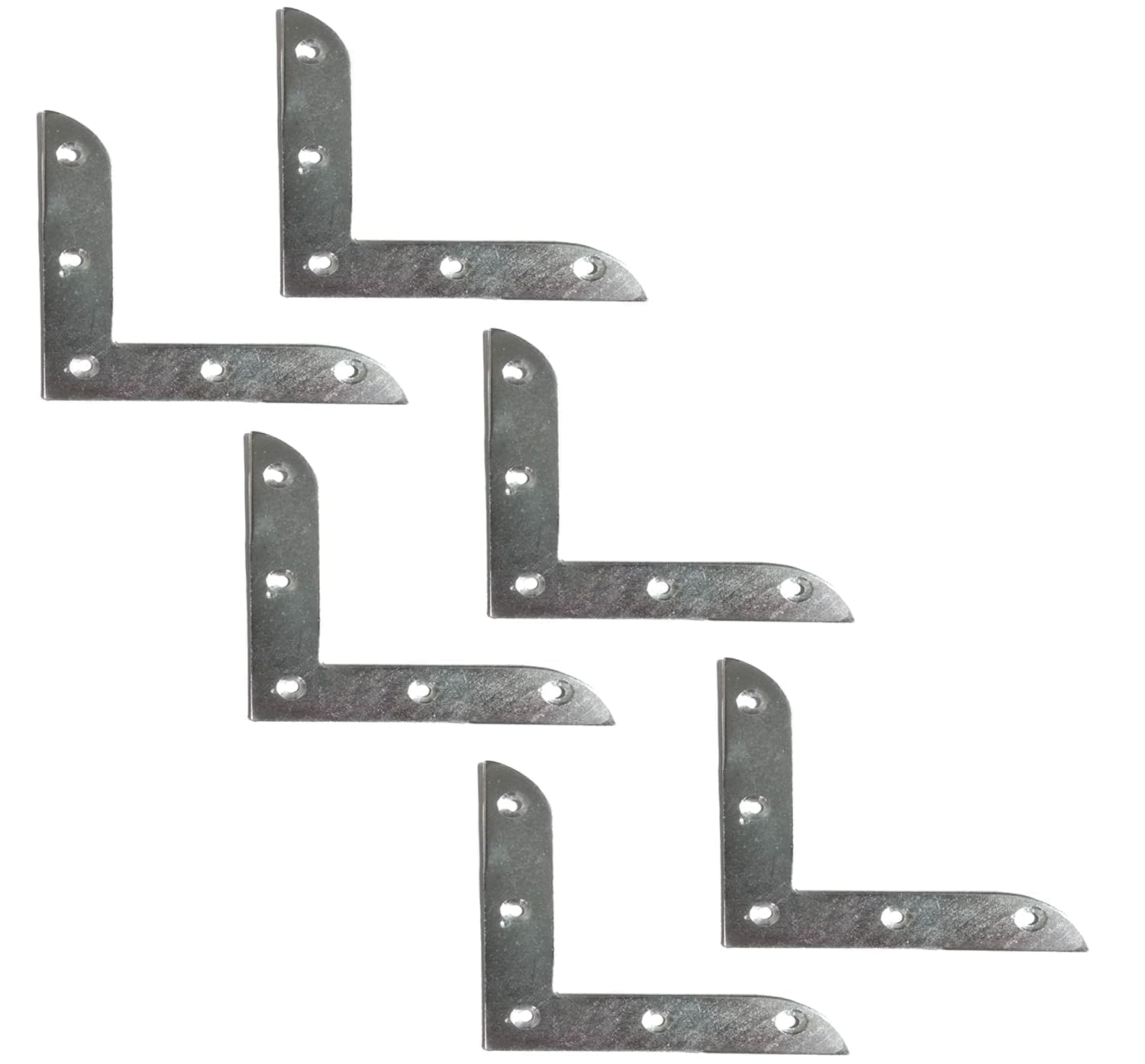 A. Y .S 90 Degree Iron L Shape Corner Brackets (Set of 6) | Right Angle Joint for Wood Chair, Table, Door, Box & Furniture | Metal Furniture Support Plates (Screws Not Included)-picture-19