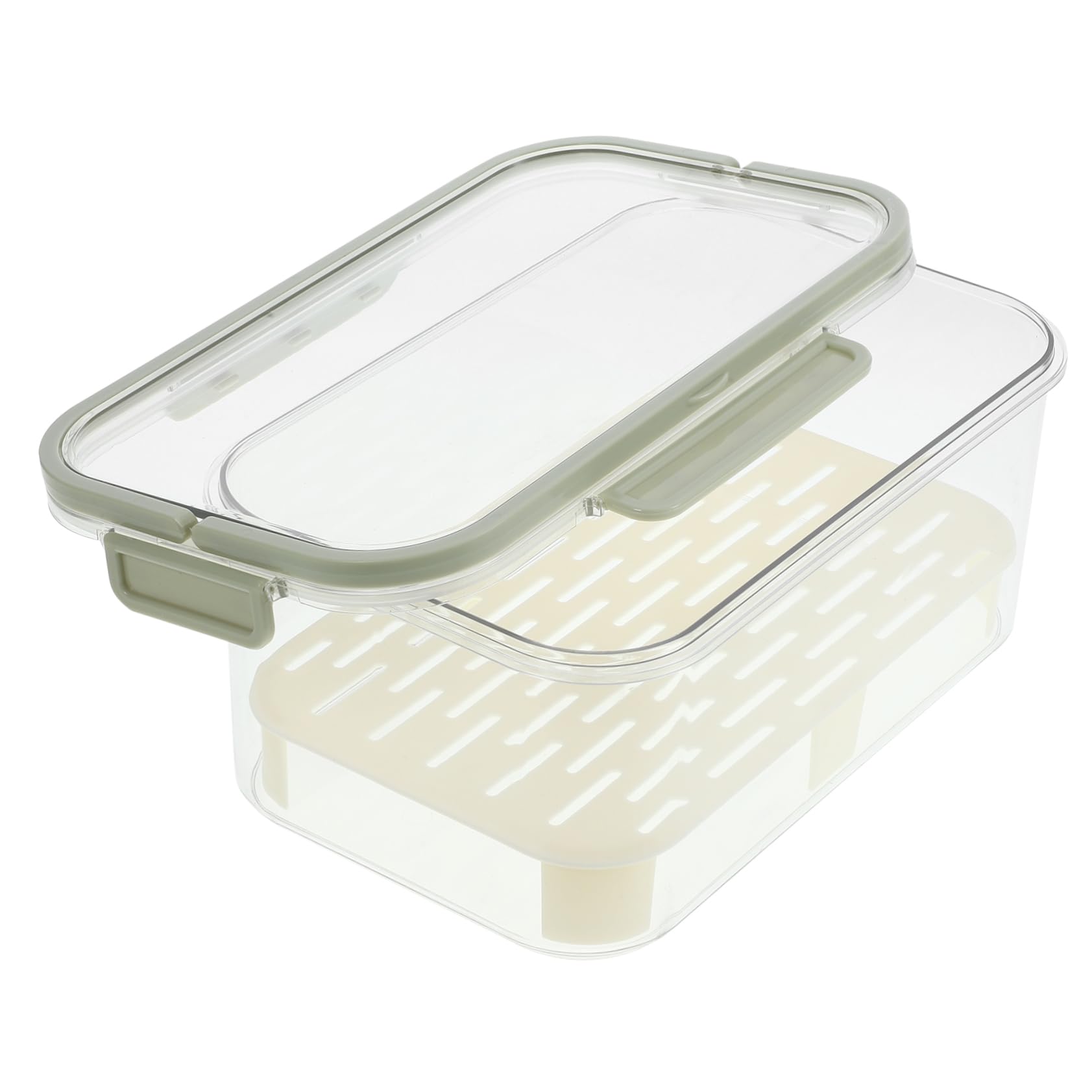2st Schärfer Kühlschrankboxen Lebensmittelbehälter Gefrierfach Snackbox Kühlschränke Kühlschrank Outdoor Obstkorb Beerenbehälter Für Kühlschrank Kühlschrank-organizer Pp