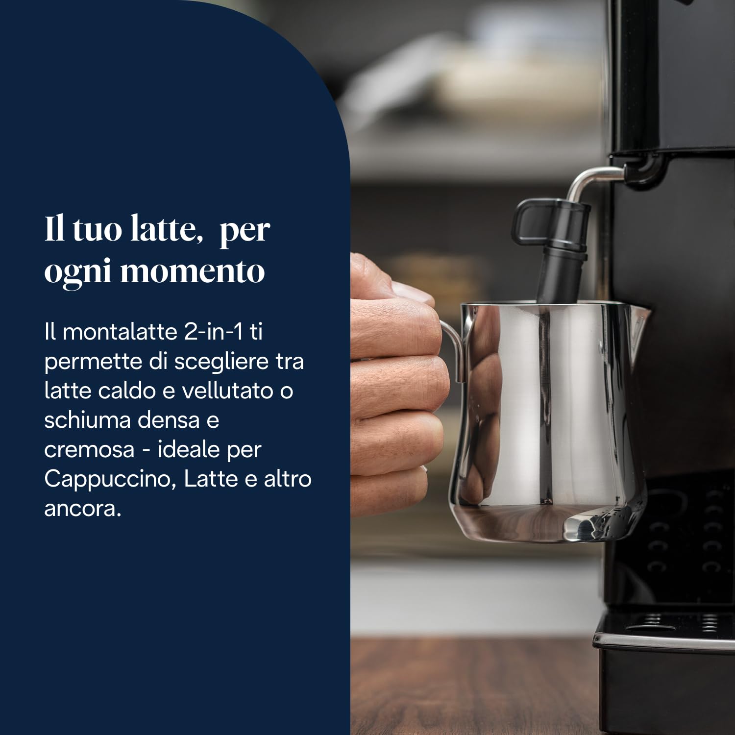 De'Longhi Perfetto Magnifica S ECAM11.112.B, Macchina da Caffè Automatica per Espresso e Cappuccino, Caffè in Chicchi o in Polvere, con Tasti a Selezione Diretta, Spegnimento Automatico, Nero