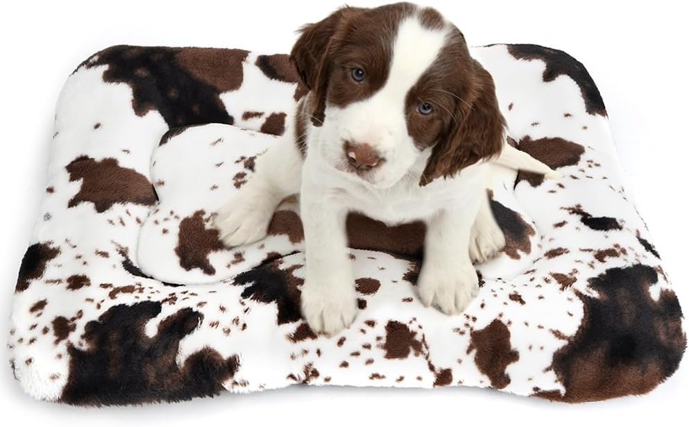 ULIGOTA Medium Dog Bed Washable Pet Bed for Cat/Dog Soft Crate Mattress Pet Pillow Cushion for Crate