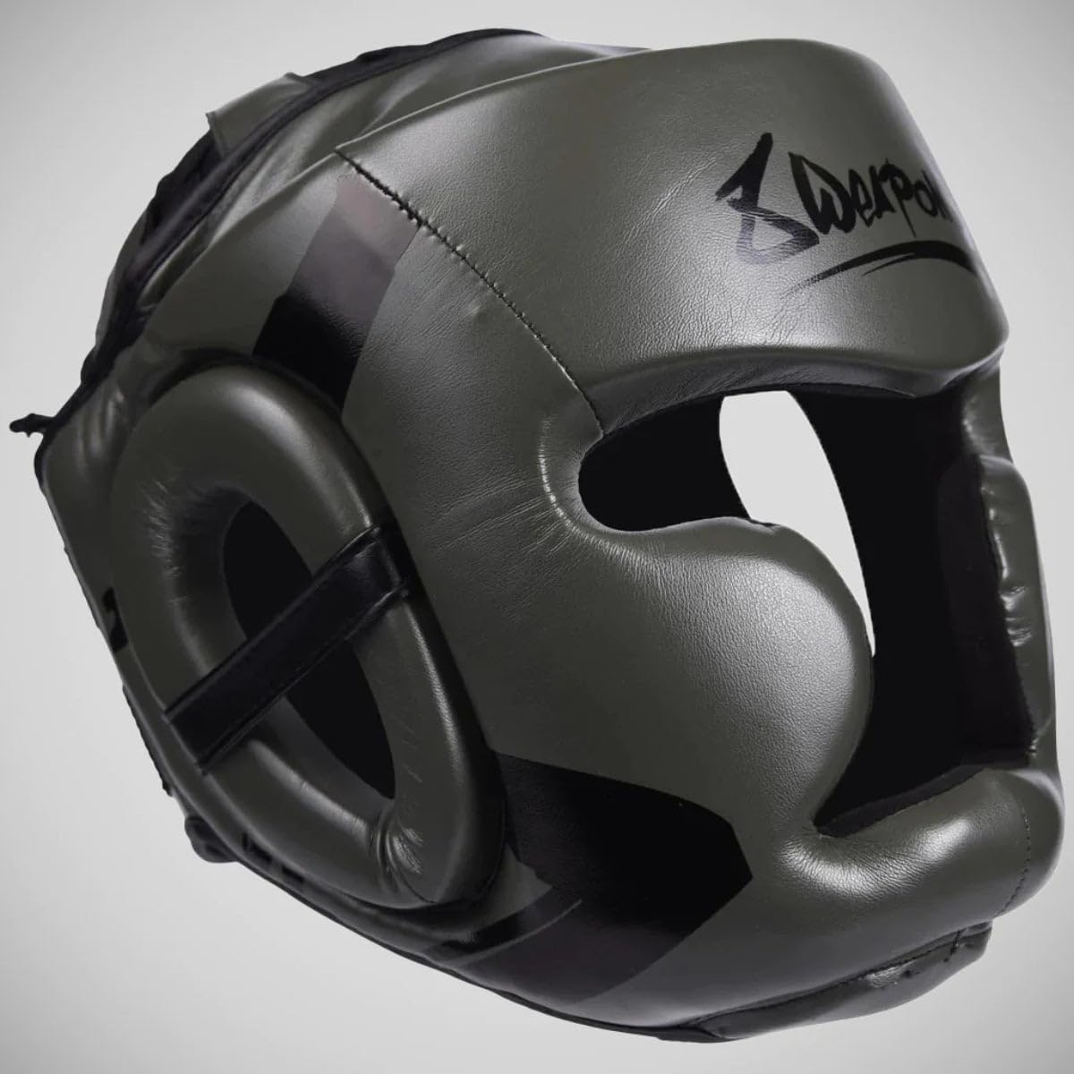 8 WEAPONS Kopfschutz Unlimited, Boxhelm, Sparring & Wettkampf, Größenverstellbar, Hochwertiges Kunstleder, Verstärkte Polsterung & Stabiler Sitz, Kopfschutz Boxen, Muay Thai, K1, MMA & Kickboxen