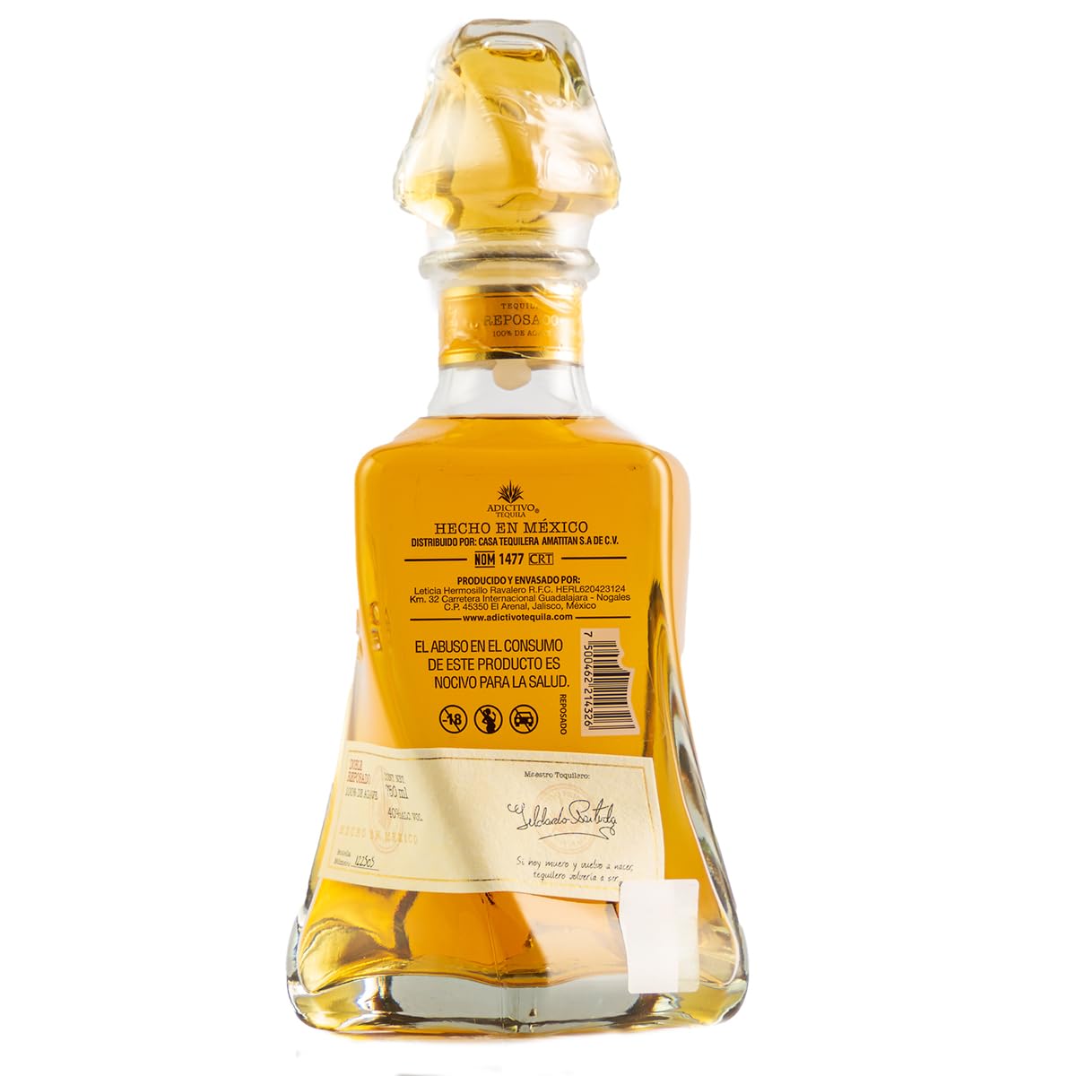 Amazon.com: Adictivo Tequila, Doble Reposado, 750 mL : Comida