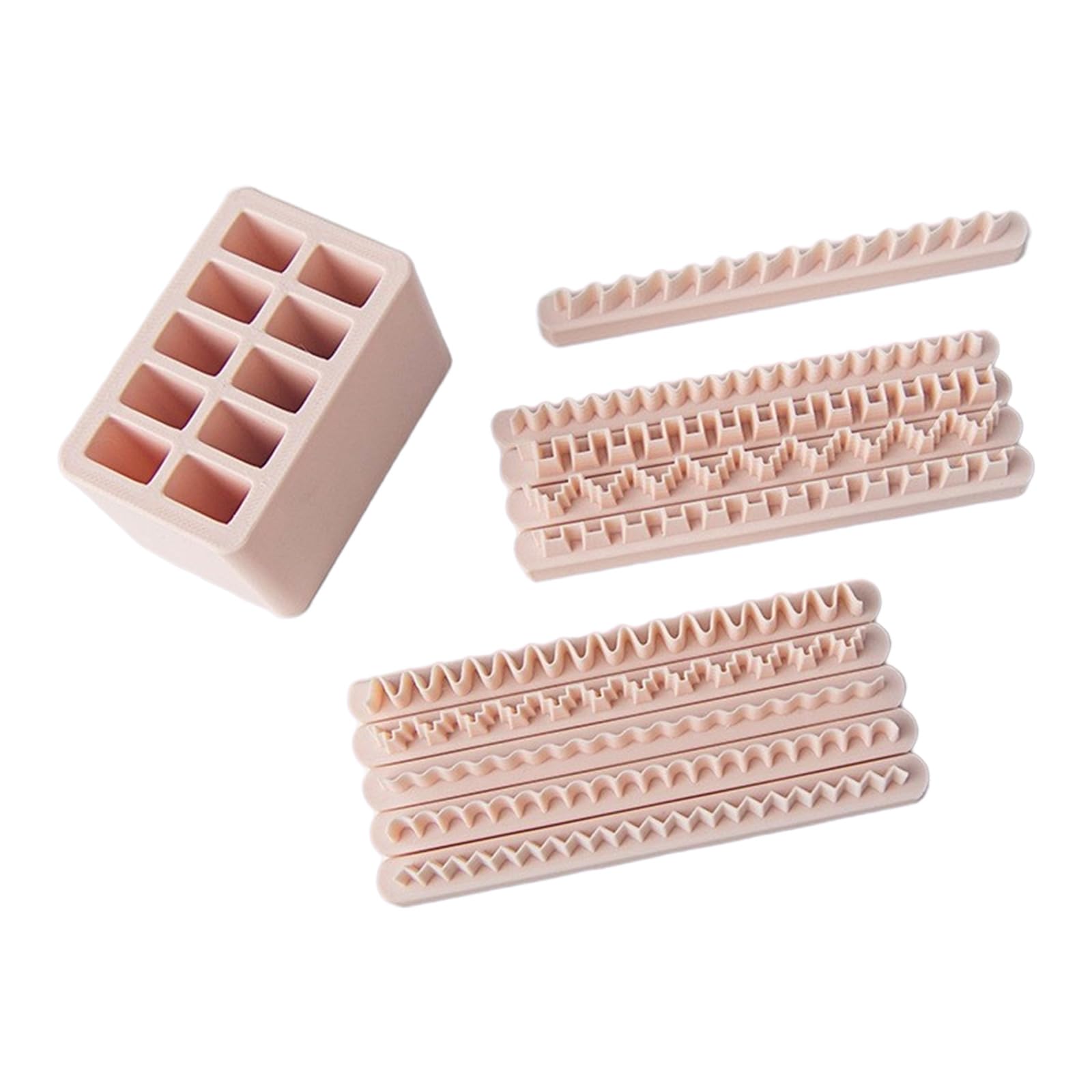 Lot de 10 emporte-pièces en argile polylactique de qualité alimentaire pour boucles d'oreilles, breloques et autres outils de fabrication de bijoux