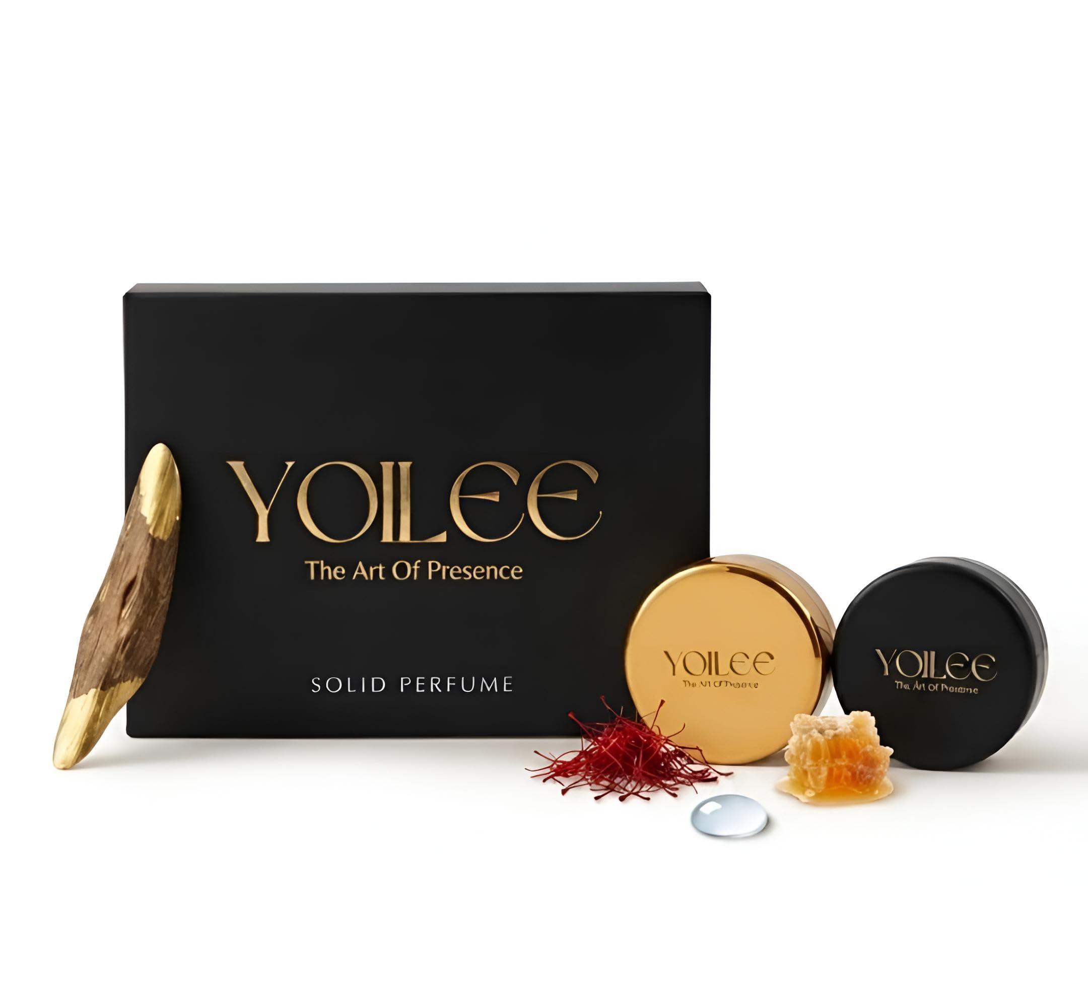 YOILEE Luxury Solid Perfume | The Skin First Fragrance Ritual | Waterless, Alcohol Free Balm for a Whispering Sillage | Jojoba & Vitamin E Infused | Saffron Hug & Artic Glass | Signature Duo (10g*2)-picture-10