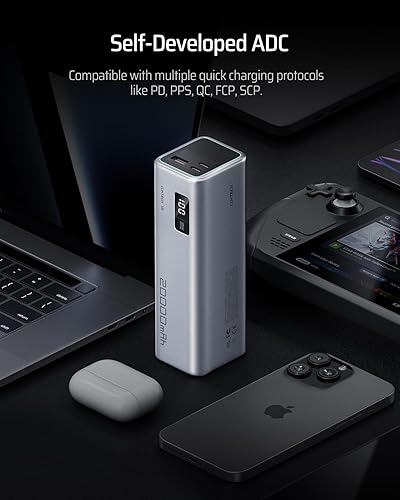 Miniatura 9 de CUKTECH 15 SE Power Bank 20000mAh 65W Cargador portátil USB C de 3 puertos, cargador portátil PD 3.0 de carga rápida para iPhone 161514 Series,