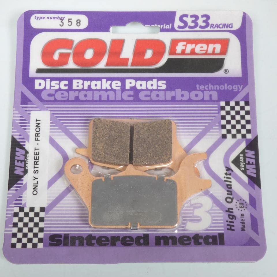 Plaquette de frein Gold Fren pour rouler en sécurité en Yamaha Tricity 125