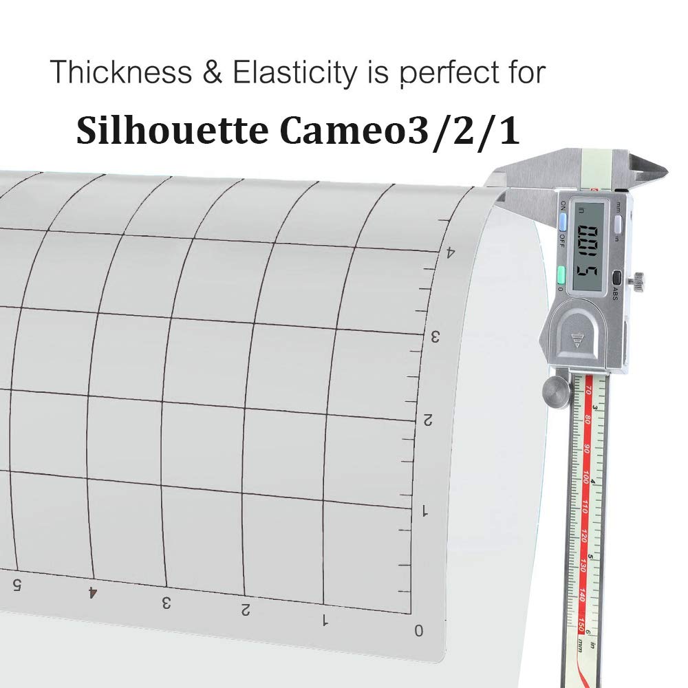 REALIKE Tappetino da taglio per Silhouette Cameo 3/2/1, 3 pezzi ricambio 30,5 x 61 cm, vinile standard