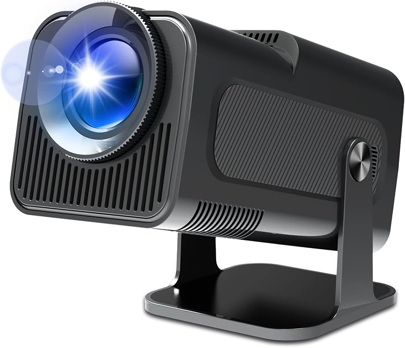 Magcubic HY320 Hordozható Projektor 4K Natív 1080P 10000 Lumen WiFi 6 Bluetooth 5.0 180° Forgatható Automatikus Keystone Android 11.0 Fekete