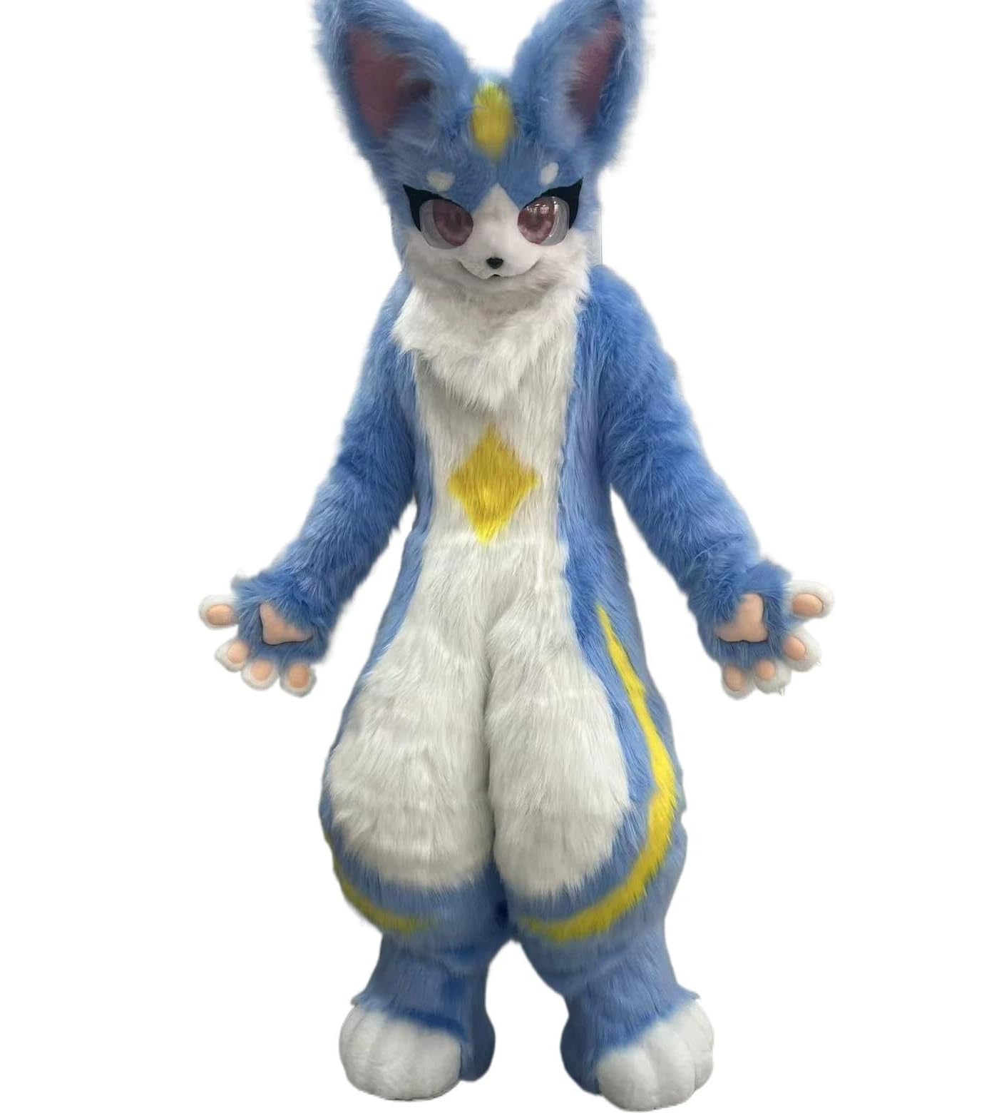 Furry Fursuit kostium do odgrywania ról, futrzany kostium maskotka, na imprezę przebranie na karnawał