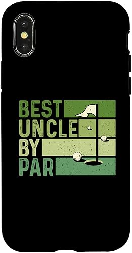Miniatura 1 de iPhone XXS Best Uncle by Par - Golf Lover Golfing Golfer Putter Case