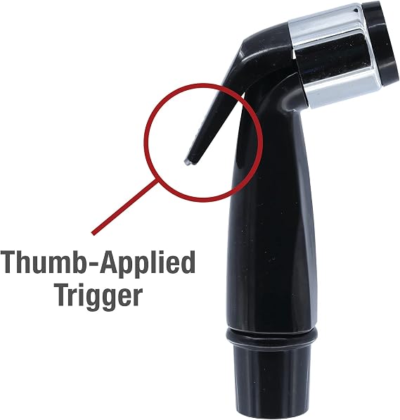 Danco 9D00010345 Faucet Side Spray Head, Black