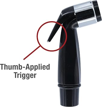 Danco 9D00010345 Faucet Side Spray Head, Black