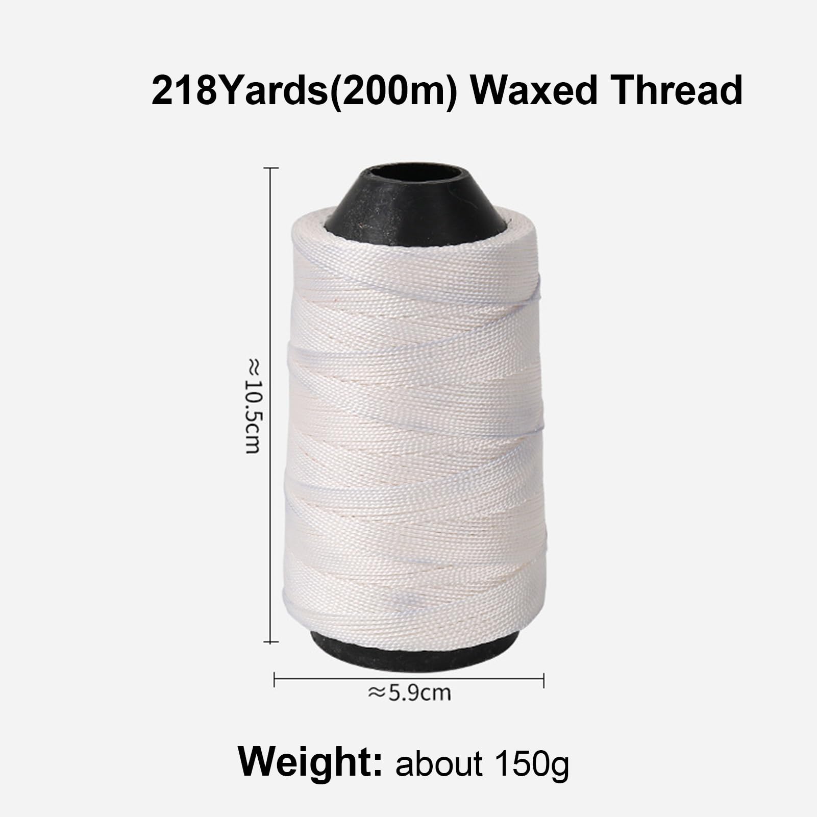 Kit di riparazione per tappezzeria, kit da cucito in pelle, filo cerato da 600 m con 14 aghi per pelle, aghi resistenti per tela e pelle con filo cerato, 3 rotoli da 200 m/rotolo