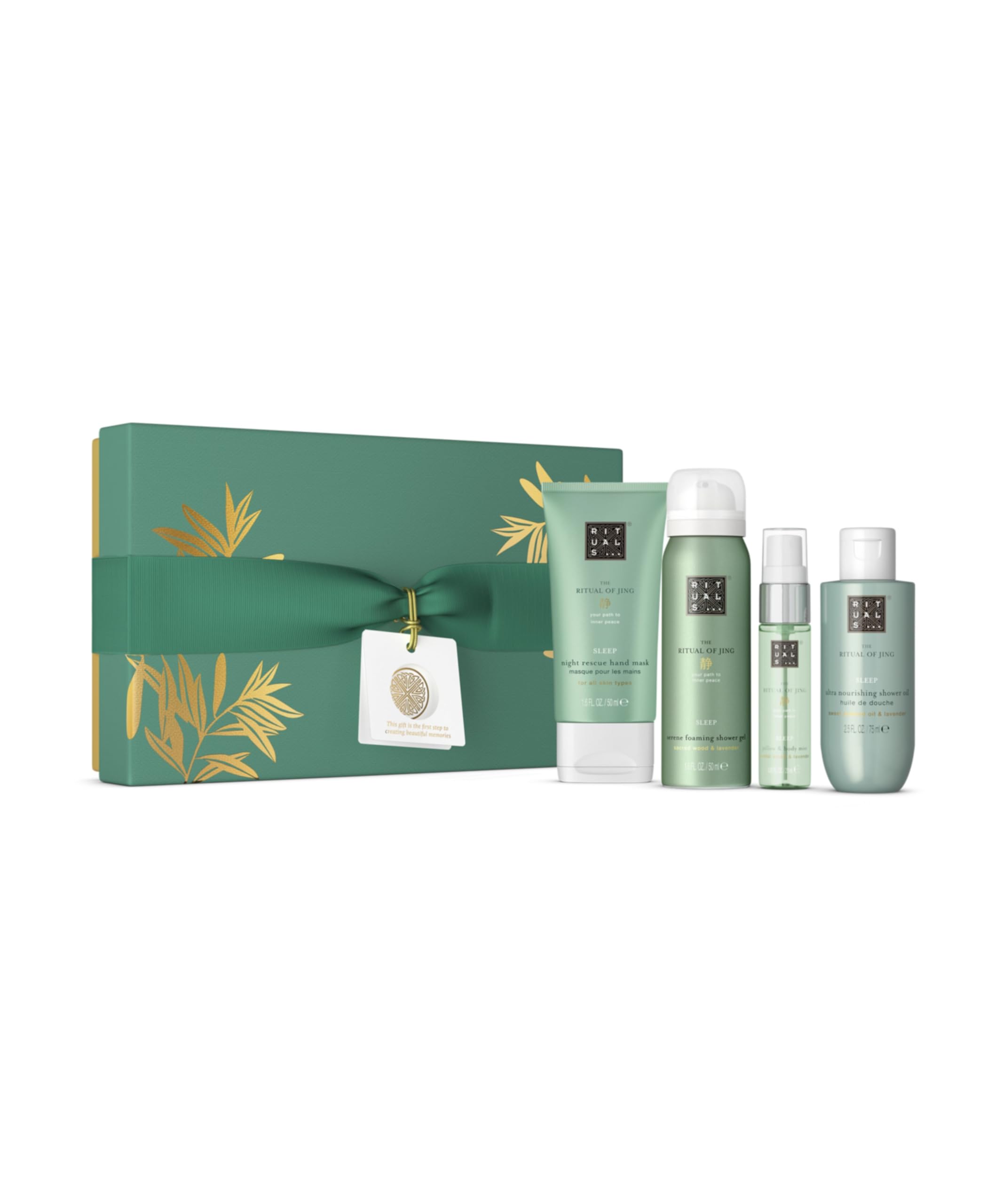 RITUALS Cofanetto Regalo The Ritual of Jing Small - prodotti per il bagno e la cura del corpo arricchiti con sandalo e lavanda - Un cofanetto regalo dalle proprietà rilassanti e nutrienti