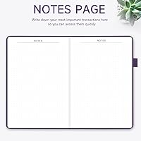 Vista 31 de Registro de cheques - Registros de cheques elegantes para chequera personal con registros de cheques y transacciones, registro de chequera de tapa