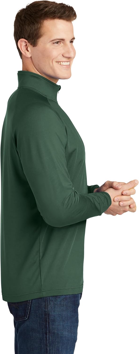 SPORT-TEK Men's Sport Wick Stretch 1/2 Zip Pullover - Image 2