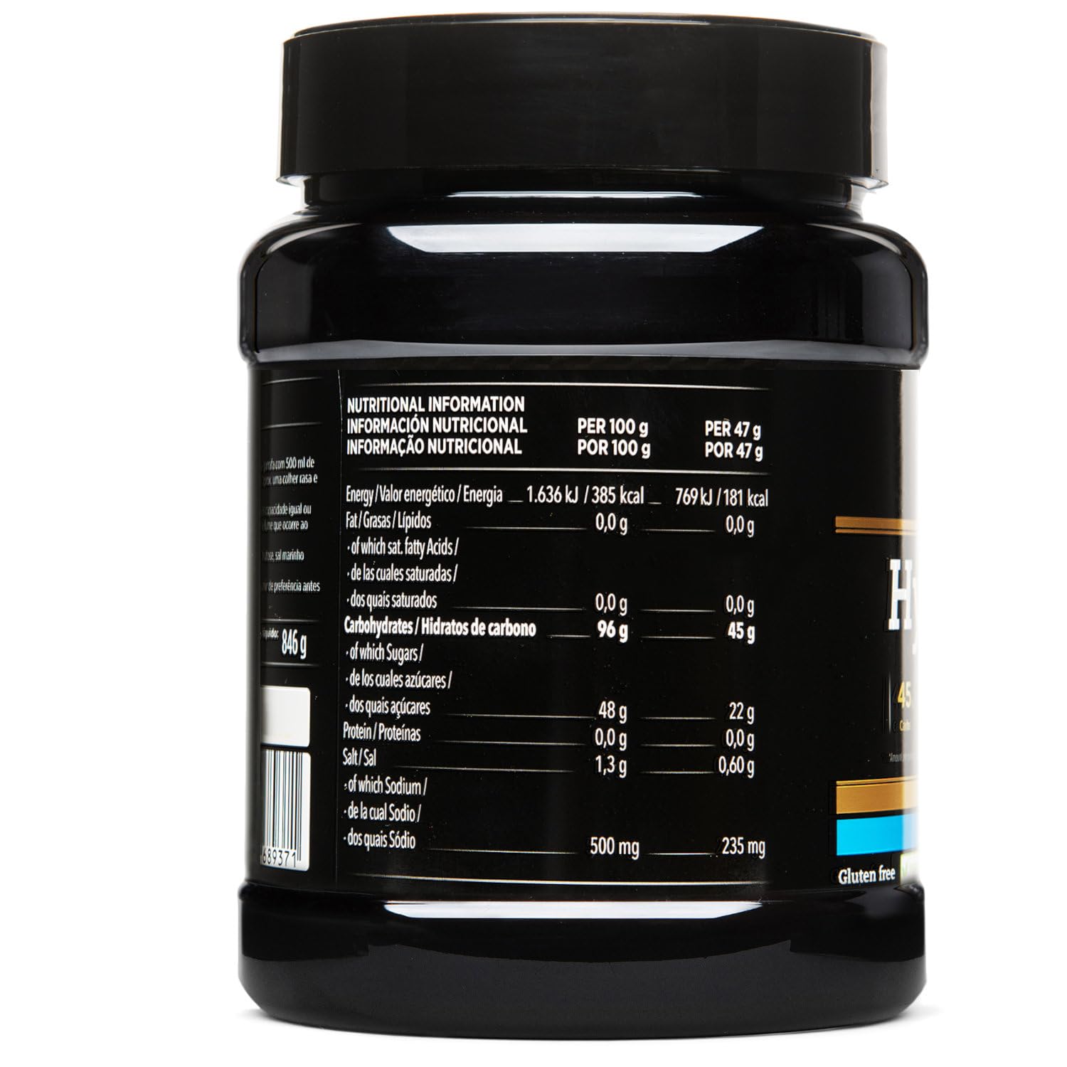 Crown Sport Nutrition Hyperdrink 45 846 Gr/Alta En Hidratos De Carbono Y Extra De Sodio Sabor Neutro