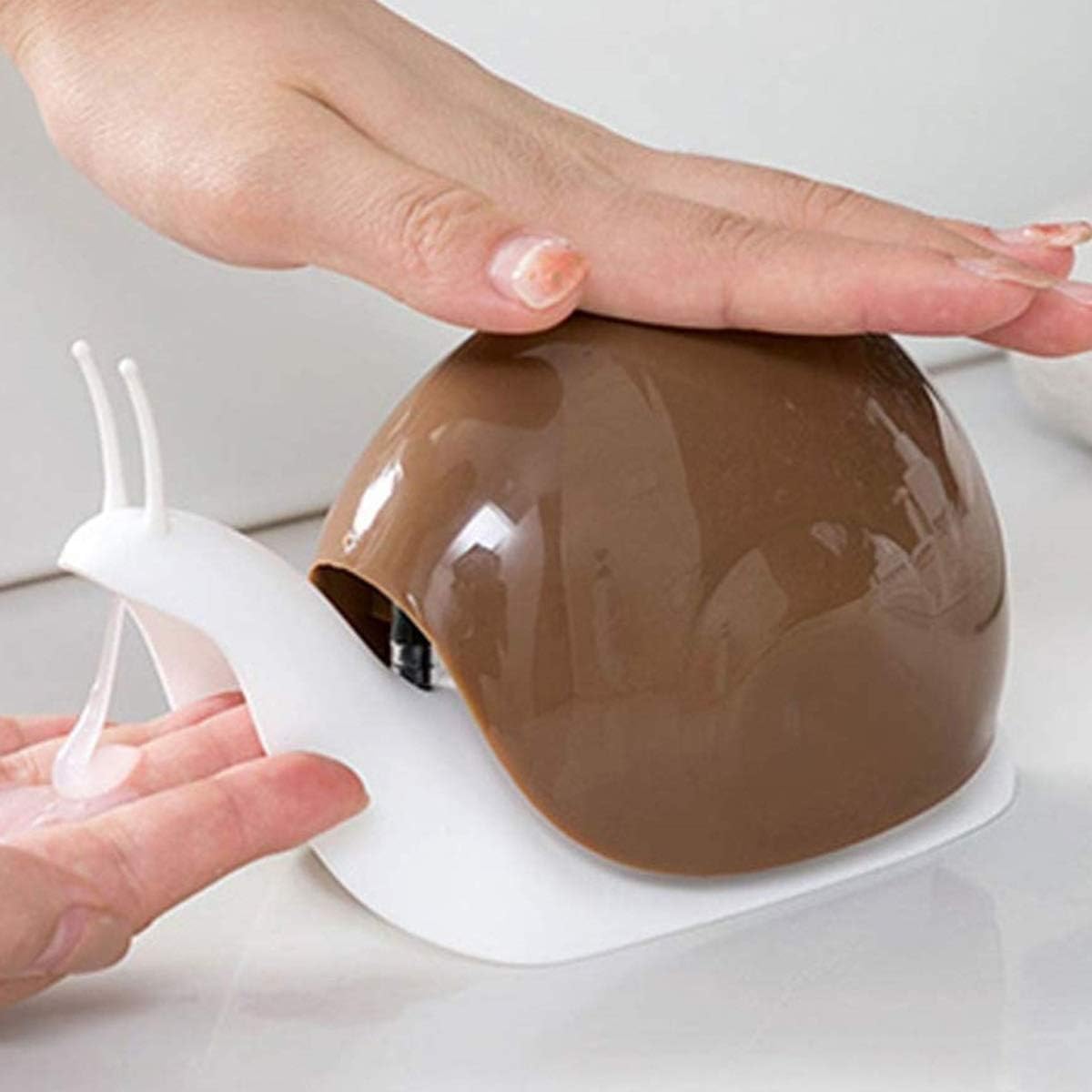 Hitexnetee Cute Snail‑Shape Liquid Soap Dispenser – 120 ml Push‑Pump Hand Wash, Lotion & Shampoo Bottle – Fun & Functional Bathroom & Kitchen Accent – Durable Plastic, Easy‑Clean, Kids‑Friendly-image-42