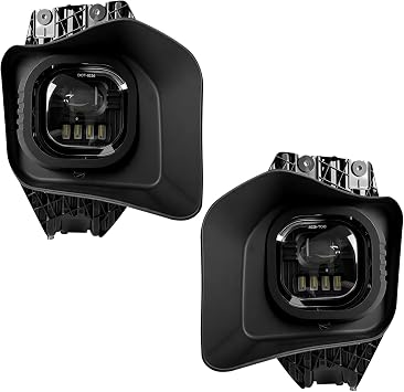 Boxlight LED Fog Light Assembly Fit for Ford, 2011-2016 F250/F350/F450/F550 Super Duty, Bumper Driving LED Fog Lamp Assembly Replacement