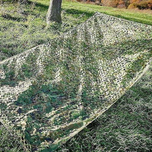 Kanduo Malla Bosque Cubierta de Sombra, Red de Camuflaje for sombrilla, Camping, Caza Militar, Tiro, jardín, Juego for niños, 8x12m Ornamental