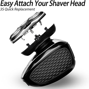 2Pack Blade Pro Replacement Head Compatible with Remington Balder Pro XR7000, 5 Dual Track Shaver Heads for a Smooth and Close Shave with No-Irritation.(Pack of 2)
